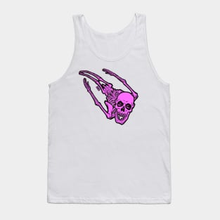 Flying Skellie (hot pink) Tank Top